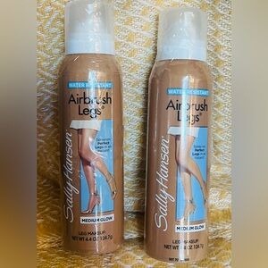2 cans Sally Hansen Air Brushed Medium Glow